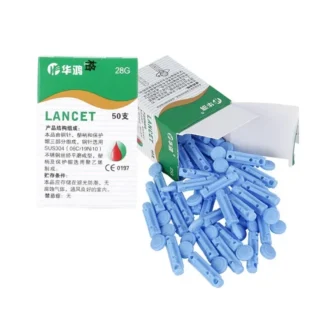 50 Uds 26g/28g/30g aguja desechable para recoger sangre aguja médica estéril portátil para picear azúcar en sangre agujas para recoger lancetas