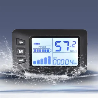 Controlador de accesorios para bicicleta eléctrica, pantalla LCD G51, acelerador de patinete eléctrico de 5 pines, conector impermeable YDH