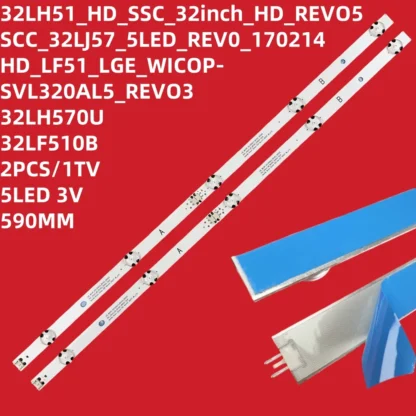 Tira de TV(2) para 32LH595U 32LH513U INNOTEK DIRECT 32INCH CSP 32LH51_HD 32LH510 32LH590B 32LH570U 32LH515B 32LH520B 32LX300C