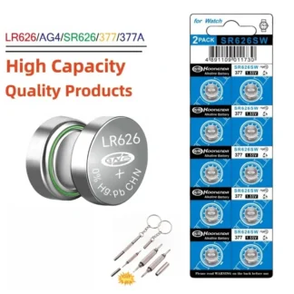 2-100 Uds AG4 SR626SW pilas para reloj LR626 SR626 626SW 377A V377 1,5 V pilas de botón para Mini linterna juguete termómetro