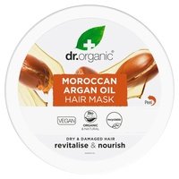 Mascarilla capilar Aceite de Argán Marroquí - cabello seco o dañado 200 ml - Dr. Organic