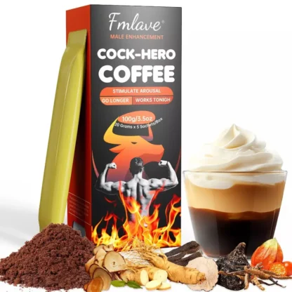 Gallo HERO Maca café en polvo para hombre, resistencia Natural, vitalidad energética, 1 paquete