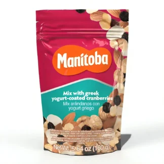 Super Mix-Paquete de frutos secos y arándanos con yogur griego, Doypack de 5,64 Oz, caja de 20