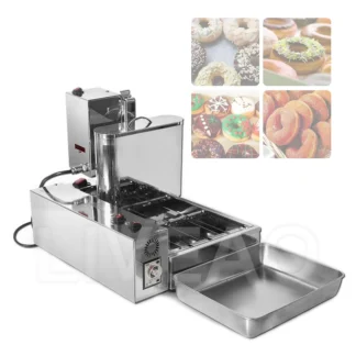 Máquina automática comercial para hacer donuts, Mini máquina para hacer donuts, freidora de donuts
