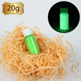 Pintura luminosa que brilla en la oscuridad, pintura fluorescente de 40g de Color verde para decoración de uñas de fiesta, suministros de arte, pintura acrílica fosforada