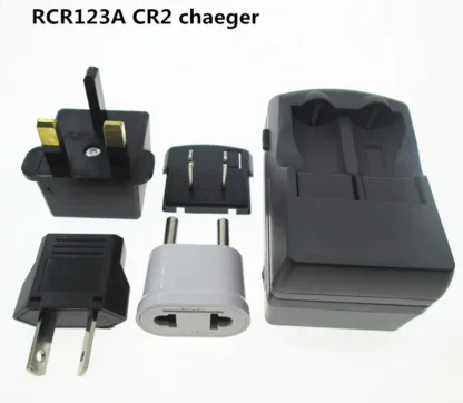 NUEVO cargador CR2 CR123A Cargador de litio de iones de litio para cámara digital