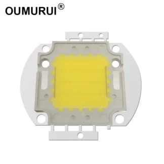 Luz LED COB de alta potencia, lámpara natural/cálida/blanca de 30W, 3000K, 4000k, 6000K, 900mA, 32-34V, 2400-2700LM, Chip 30mil, 5 piezas