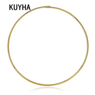 Gargantilla de Color dorado/plateado para hombre y mujer, joyería Punk, regalo de Navidad, alta calidad