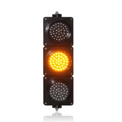 DC12V DC24V AC85-265V nuevo diseño 100mm carcasa de PC lente transparente rojo amarillo verde LED semáforo mini señal de tráfico de juguete
