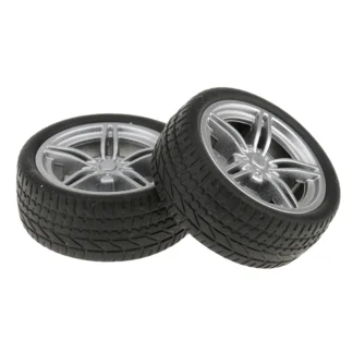 Rueda de goma de simulación de 40mm, modelo de juguete, piezas de repuesto RC, 35 juguetes de Control remoto, piezas de coche RC, accesorio, 2 uds.