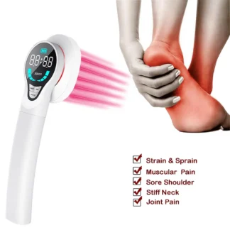 Dispositivo de terapia láser de bajo nivel lllt de 808nm para aliviar el dolor de espalda, curación de heridas, tratamiento de protección, equipo de fisioterapia