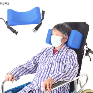 Reposacabezas para silla de ruedas, almohada antilateral, almohadilla de posición, accesorios para sillas de ruedas, soporte de cojín trasero ajustable para silla de ruedas