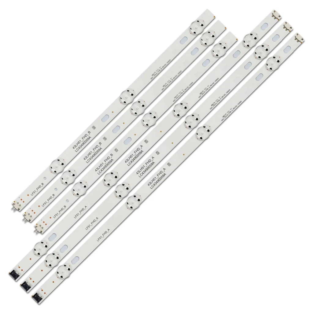 6 uds/Kit LED LF51 FHD A LF51 FHD B HC430DUN SLVX1 SLNX1 SLNX2 SLNX3 AGF 79082301 AGF 79082301 AGF 79047001 AGF 79099901 EAV 63192707