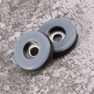 A95U 48 deslizadores de muebles de PTFE, deslizadores de fácil movimiento con protector de suelo de tornillo para suelos de madera dura con baldosas (redondo de 25 mm)
