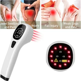 Dispositivo terapéutico láser para curación de heridas, alivio del dolor, láser frío LLLT para articulaciones, músculos, rodilla, espalda, hombros, pie y cuello