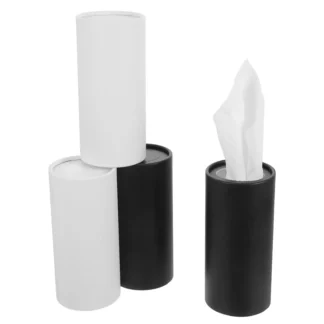 Soporte para pañuelos de coche, cilindro portátil, accesorios de viaje, pañuelo de papel suave, caja redonda para camión, se adapta a portavasos rellenables, 4 Uds.