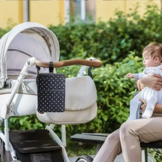 Bolsa de viaje para enfriar leche materna, Enfriador de viaje para leche materna, bolsa de Botella doble con cierre de cremallera, Asa de hebilla