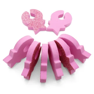 Separadores de dedos de esponja para pedicura, cómodos divisores de dedos esenciales para manicura y herramienta para el cuidado de los pies, 16 Uds.
