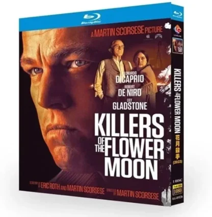 Killers of the Flower Moon Blu-ray BD Película Todas las regiones 1 disco en caja