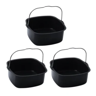 Compre ahora, 3 uds., freidora de aire, piezas de freidora eléctrica, plato para hornear, bandeja de estaño para asar para Hd9232 Hd9233 Hd9220 Hd9627 Hd9621