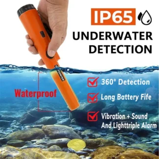 Detector de Metales Pinpointer impermeable de mano Pin puntero varita tesoro dorado caza herramienta de abeto Accesorios
