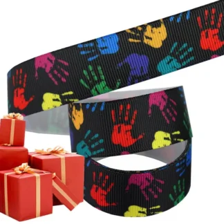 Cinta para manualidades, cinta de embalaje con patrón de dibujos animados, accesorios decorativos para lazos, caja de frutas, serpentina, ramo, accesorios para cumpleaños