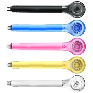 Mini bolígrafo de cinta correctora, escritura suave, secado instantáneo, papelería portátil, suministros escolares y de oficina, borrador de cintas, 5 uds.