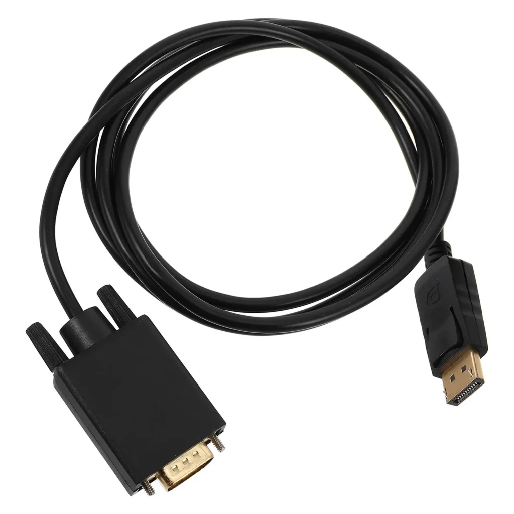 Cable de conversión de equipo de audio y vídeo Adaptador de conector de monitor de computadora portátil Vga Plástico