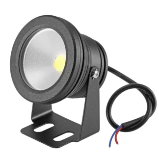 Luz LED subacuática para piscina, 10W, impermeable IP67, lámpara de paisaje, blanco cálido/frío, CA/CC, 12V, 900lm