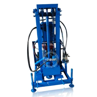 Mini taladro de roca neumático para minería, máquina perforadora de plataforma de agua, perforación de pozo pequeño con Motor eléctrico diésel