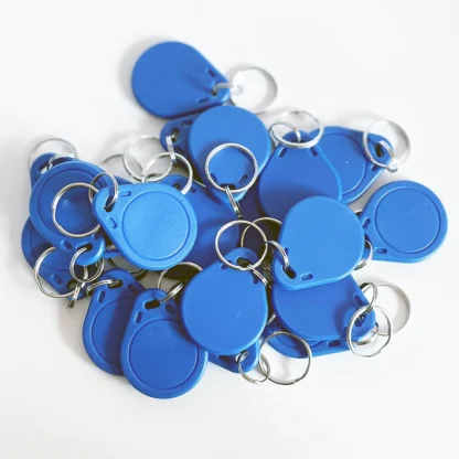 10 Uds IC 13,56 mhz llave de Control de acceso RFID etiqueta de solo lectura M1 tarjeta de proximidad tarjeta de usuario ABS impermeable