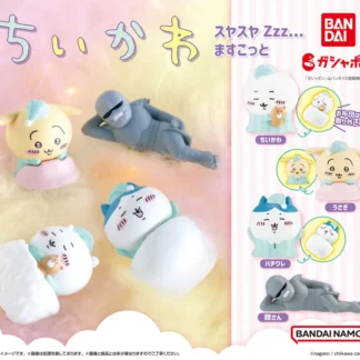 Bandai-figuras de acción de Gashapon de 4 piezas para niños, juguetes de figuras de Anime, adornos de modelos coleccionables, originales