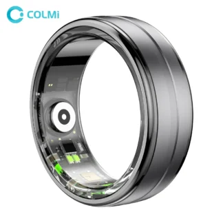 COLMI R06 Smart Ring hombres mujeres, monitor de frecuencia cardíaca y oxígeno en sangre, IP68 y 5ATM impermeable, modo multideporte