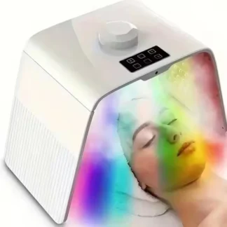 Máquina de terapia de luz Led Pdt, máquina antienvejecimiento de escritorio de 7 colores DC 12V Agnes Rf para eliminación de bolsas debajo de los ojos, tipo plegable