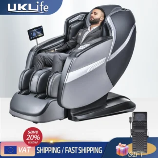 3 años de garantía 4D SL-Track Zero Gravity, sillas masajeadoras con AirBag de cuerpo completo, silla de oficina 3D para el hogar, sofá de masaje eléctrico de lujo