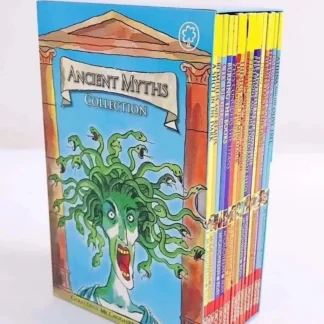 Juego de 16 Libros de mitología griega y romana antigua para niños, Libros de cuentos en inglés