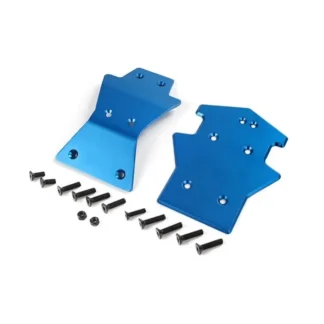 Placas de deslizamiento de acero extragrandes delanteras y traseras Rovan y protector de parachoques para camiones LT LOSI 5IVE-T y King Motor X2