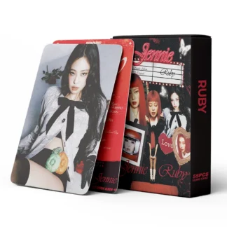 55 unids/set KPOP JENNIE 1ST álbum de estudio RUBY soporte Lomo tarjeta impresión de alta calidad tarjetas fotográficas colección de fans postales regalos