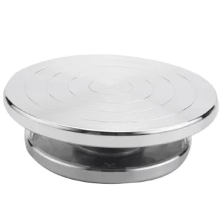 AB53 12/15cm plato giratorio de aleación de aluminio de doble cara para plataforma de escultura de arcilla cerámica herramientas giratorias de rueda de cerámica