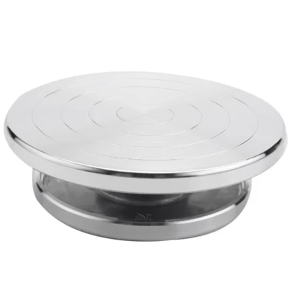 AB53 12/15cm plato giratorio de aleación de aluminio de doble cara para plataforma de escultura de arcilla cerámica herramientas giratorias de rueda de cerámica