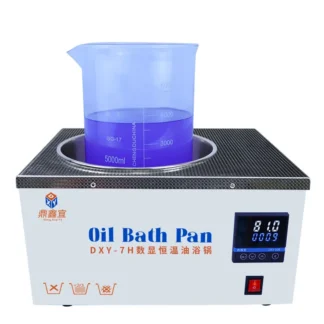 Pantalla digital de laboratorio, temperatura constante, tanque interior de acero inoxidable, olla de baño de aceite