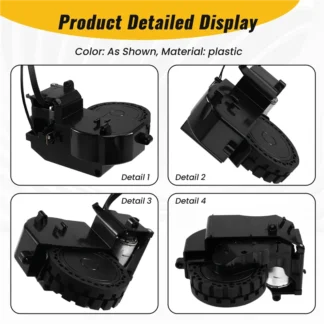 Motor de rueda de vacío A55X para Roidmi EVA, Robot vaciador autolimpiante, piezas de ruedas motrices de aspiradora SDJ06RM