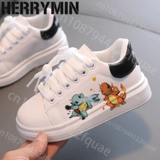 Pokemon, zapatillas de deporte Pikachu Charmander para niños, zapatos informales para niñas y niños, zapatos deportivos de moda para correr para niños y niñas, regalo