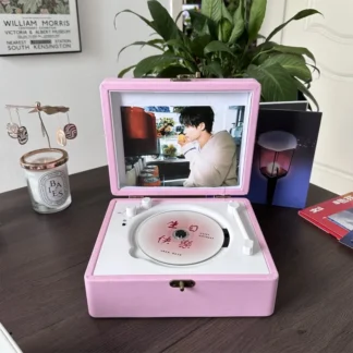 Reproductor de CD para el hogar, álbum de celebridades, disco de CD con altavoz, Altavoz Bluetooth Retro, regalo de cumpleaños portátil