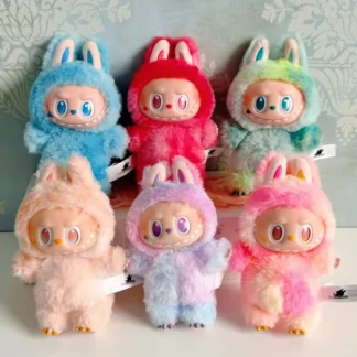 Labubu V3 los monstruos grandes en la serie de energía vinilo cara muñeca Anime lindo figuras de acción regalo Labubu Pingente sorpresa atacked