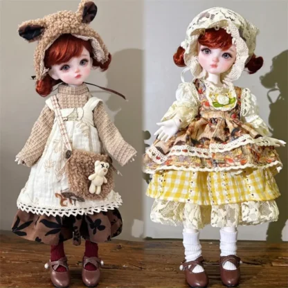 Conjunto de ropa para muñecas BJD, traje informal de 30cm, bonito y a la moda, accesorios para muñecas (sin muñecas ni zapatos), 1/6
