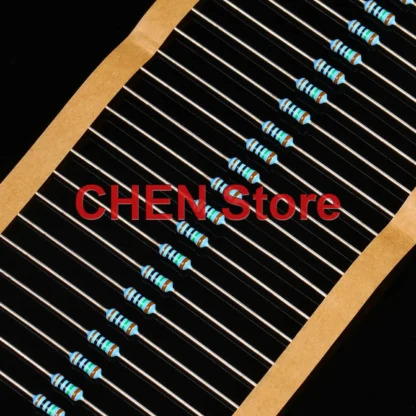 VISHAY-resistencia de audio de película de metal, pie de cobre 0,25 BC, MRS25, 1% W, 1/4W, 100R-910R, 130R, 180R, 220R, 270R, 330R, 430R, 470R, 820R, 50 piezas