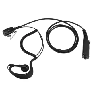 Nuevo auricular PTT con forma de G para Walkie Talkie Sepura STP8000, Radioaficionado, transceptor Hf práctico C1035A