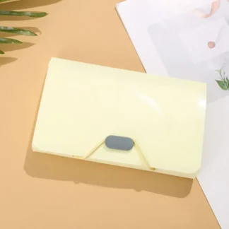 Bolsa de órgano a rayas de arcoíris, bolsa de almacenamiento de archivos A6 con cuerda de resorte resistente al desgaste, paquete de facturas de 13 rejillas de gran capacidad, almacenamiento de documentos