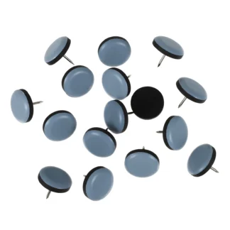 16 Uds. Toboganes para muebles, almohadillas de fieltro para silla, alfombra, pies, suelos de madera dura, protectores de piernas, Material de hierro para evitar arañazos